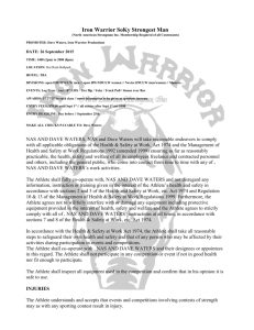 Iron Warrior SoKy Strongest Man entry form