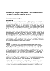 Medmerry Managed Realignment – sustainable coastal