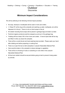Minimum Impact Considerations