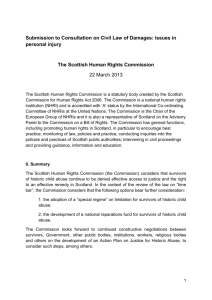 Submission - Scottish Human Rights Commission