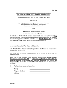 AT Hydrovac Agreement Form - Alberta Ministry of Transportation