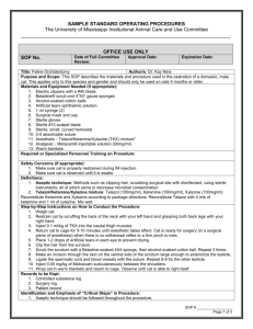 Sample SOP - University of Mississippi