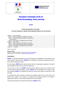 Chapter I – Current practices