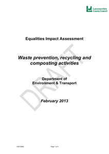 EIA Report - Leicestershire County Council