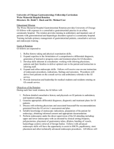 University of Chicago Gastroenterology Fellowship Curriculum
