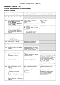 2007 Assessment Schedule (90190)