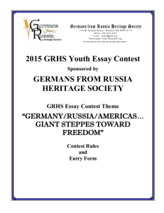 Germans from Russia Heritage Society (GRHS)