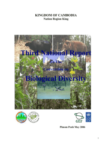 CBD Third National Report - Cambodia