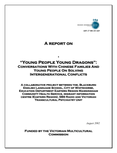 Young People Young Dragons - Migrant Information Centre Eastern