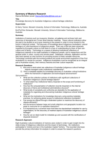 Masters research summary - Faculty of Information Technology