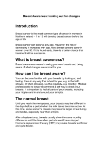 Breast Awareness - NI Cancer Screening Programme