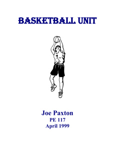 Basketball Unit Plan