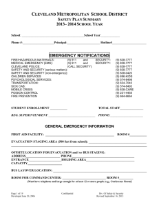 emergency notifications - Cleveland Metropolitan School District