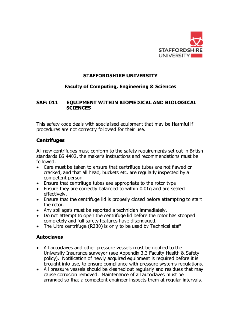 staffordshire university assignment format