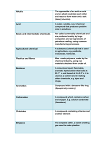 Alkalis The opposotite of an acid an acid and an alkali neutralize