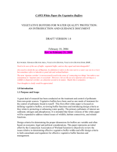 what is a vegetated buffer - Connecticut Association of Wetland