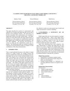 extended abstract - University of Warwick