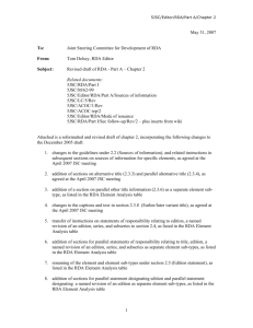 2.2 Sources of information - Joint Steering Committee for