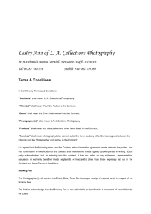 Guild Sample T&C`s - The Guild of Photographers