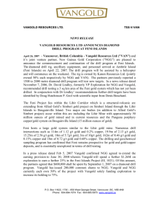 Vangold Resources Ltd. News Release Page 1 of 4 VANGOLD