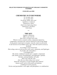 Student Poems about Organic Chemistry ()