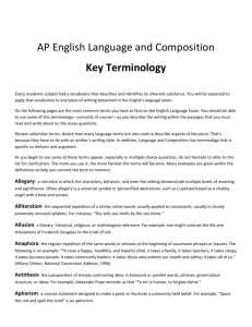 2012-13_AP Lang Terminology