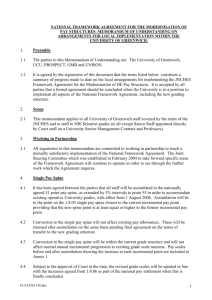 Memorandum of Understanding on Arrangements for Local