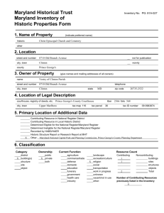 Historic Properties Form