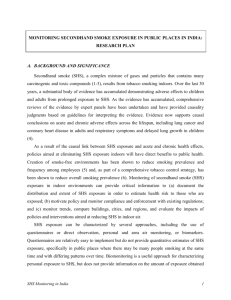 Air Nicotine Monitoring Protocol