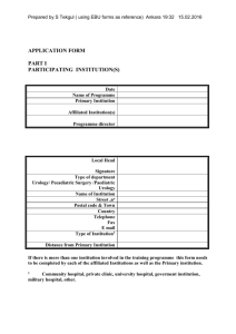 APPLICATION FORM