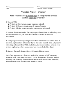 Vacation Homework Packet