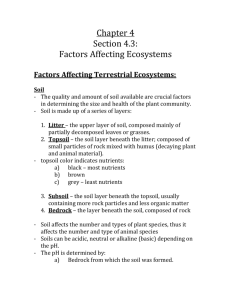 Factors Affecting Ecosystems