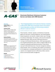 Chemicals Distributor Enhances Customer Service and
