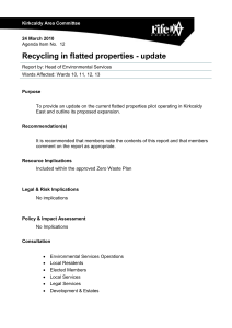 Recycling in Flatted Properties