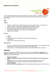 Fact Sheet - Depression 195 KB