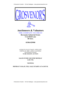 to & print catalogue - Grosvenors Bo`ness Auction The