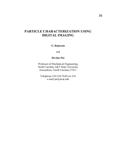 LEARNING ABOUT PARTICLE SIZE CHARACTERIZATION USING