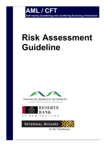 (AML/CFT): Risk Assessment Guideline
