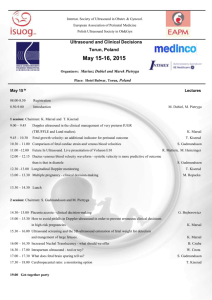Ultrasound and Clinical Decisions Torun, Poland