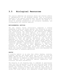 3.5 Biological Resources
