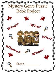Mystery Genre Book Project