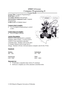 Computer Programming II