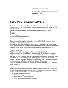 Castle View Safeguarding Policy