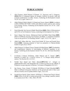 List of Publications