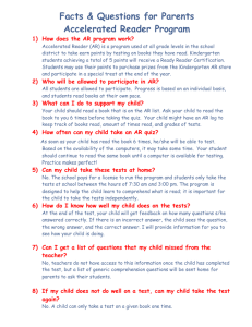 FAQ for Accelerated Reader