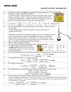 Ch 19 – Solubility Equilibria