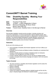 BVSC TRAINING - Community Barnet