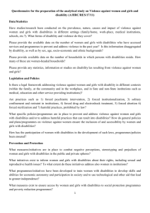 Draft questionnaire for the preparation of the OHCHR analytical
