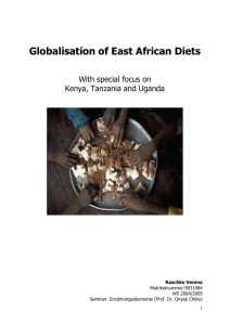 Globalisation of East African_20050126 Diets