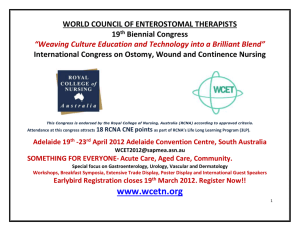 WORLD COUNCIL OF ENTEROSTOMAL THERAPISTS